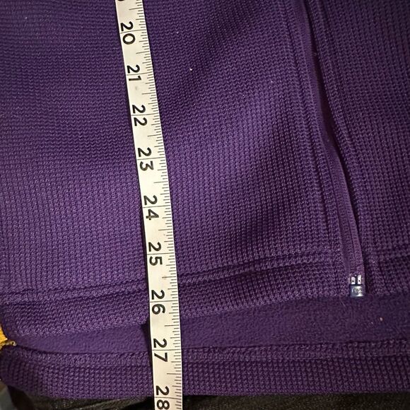 NFL Minnesota Vikings Men’s Waffle Knit Full Zip Fleece Lined Jacket Size Medium - Picture 6 of 9